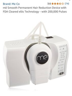 me Smooth Permanent Hair Reduction Device - White